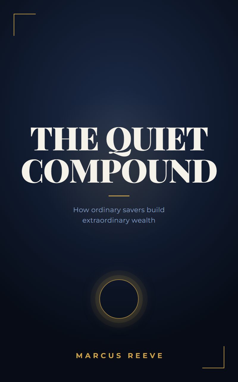 Business book cover concept: The Quiet Compound